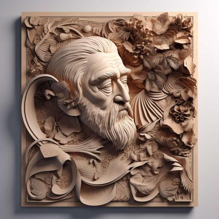 نموذج ثلاثي الأبعاد لآلة CNC 3D Art 